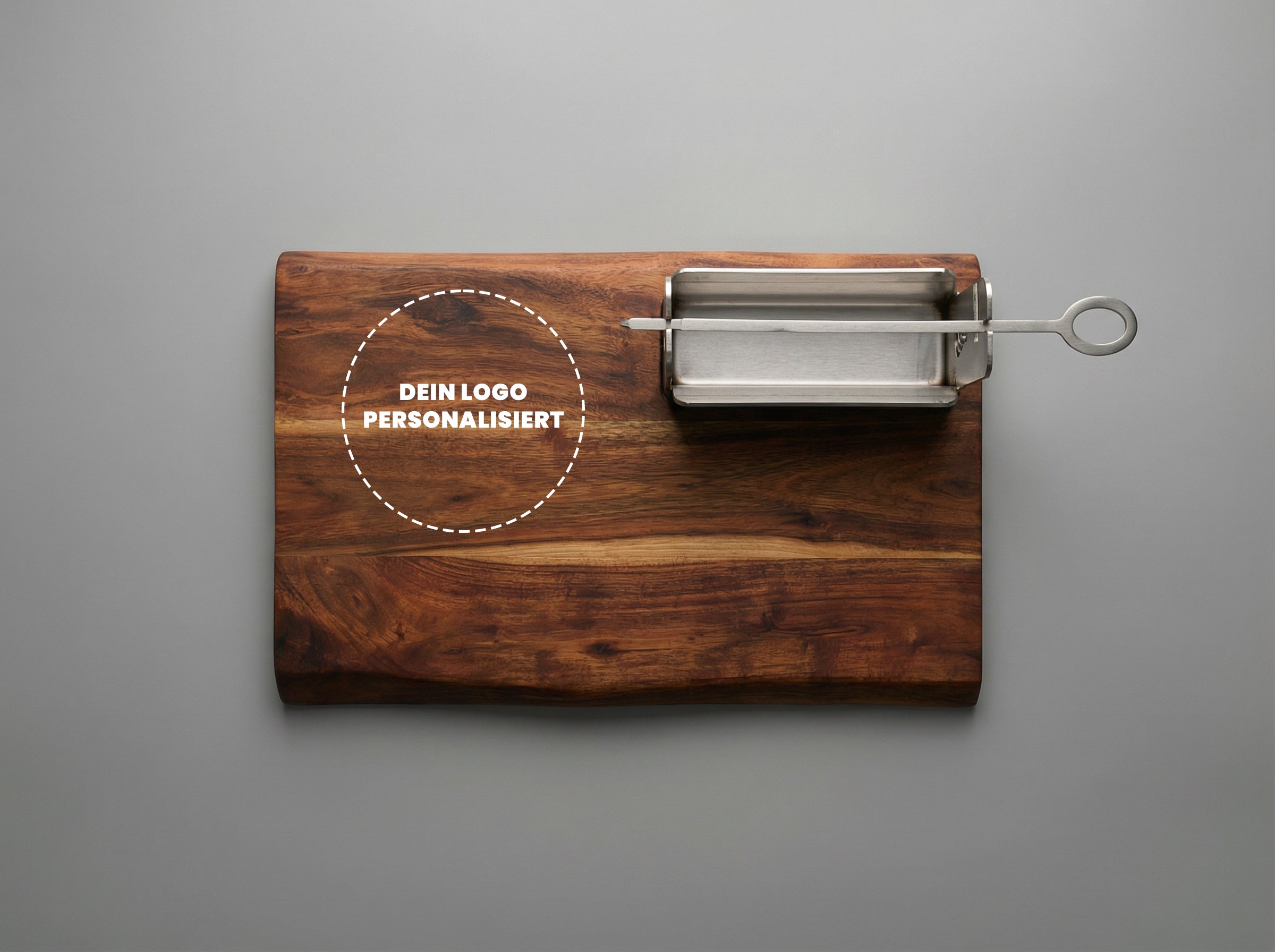 Personalisierter Kult Flamme Classic 2 Tischgrill
Kult Flamme Classic 2 Tischgrill mit graviertem Akazienholzbrett
