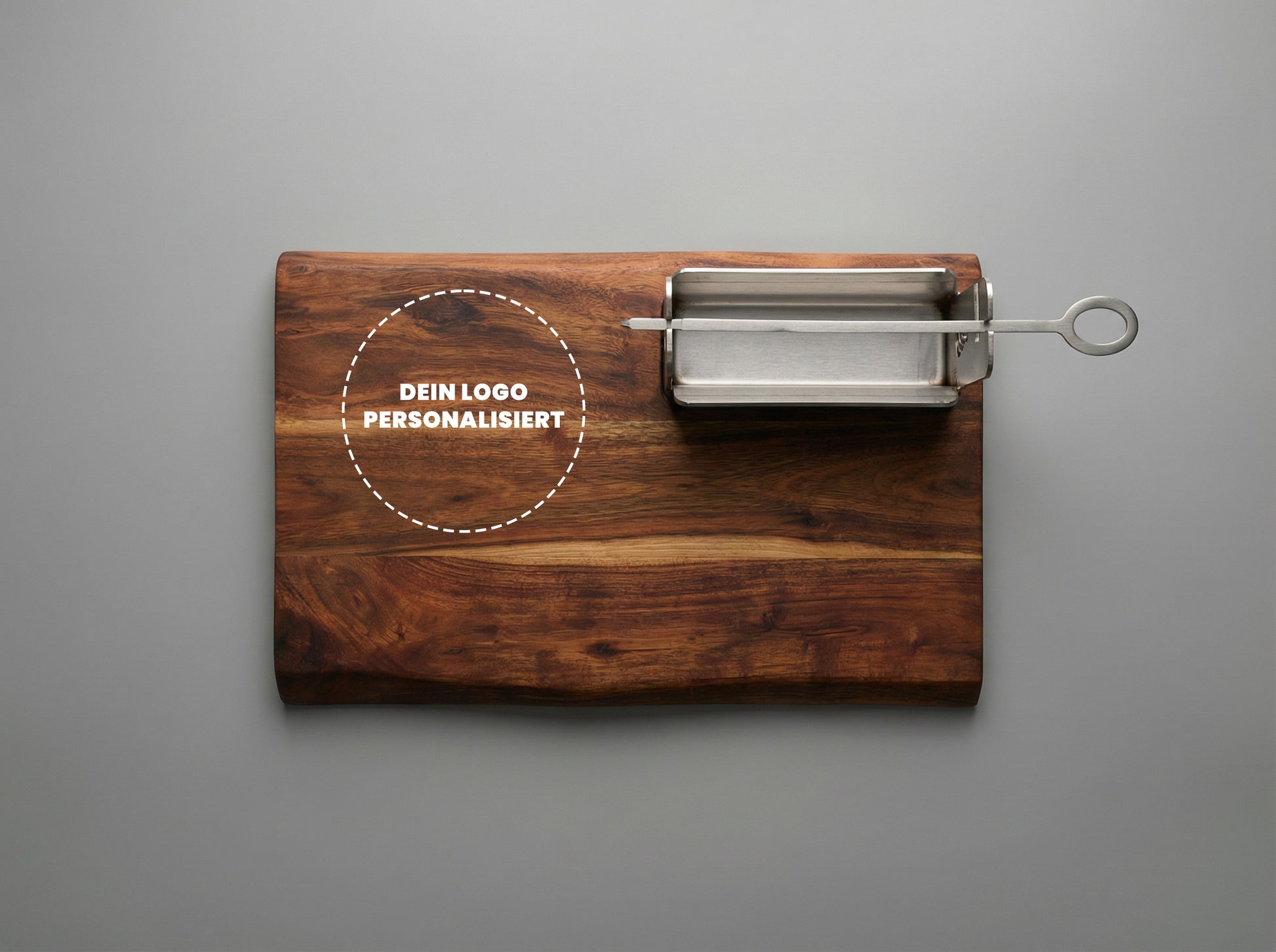 Personalisierter Kult Flamme Classic 2 Tischgrill
Kult Flamme Classic 2 Tischgrill mit graviertem Akazienholzbrett
